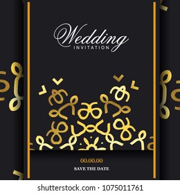 Wedding card with creative design and elegent style