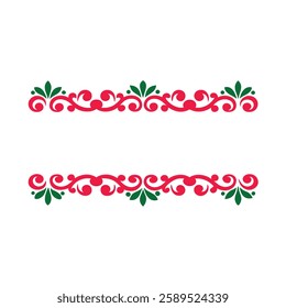 Wedding card decorative frame vector element.
