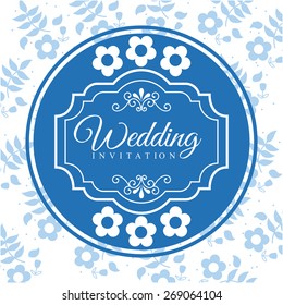 wedding card design, vector illustration eps10 graphic