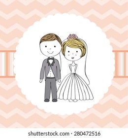 wedding card design, vector illustration eps10 graphic 