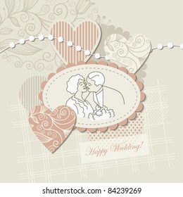 wedding card ,digital scrap-booking element