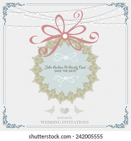 Wedding card flat. cards newlyweds named. Wedding card flat. Wedding Cake flat. Wedding Card Invitation in Vector