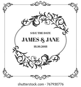 Wedding Card Frame, Border