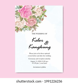 Hochzeitskartenrahmen mit Blatt