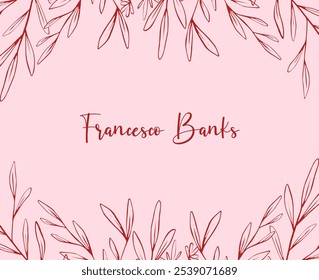 wedding card for a guest name, vector illustration, template