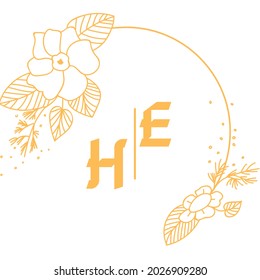 Hochzeitskarte handgezeichnet, Vektorgoldschrift
