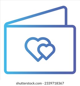 icono de tarjeta de boda con vektor aislado y fondo transparente