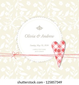 Wedding card, invitation card