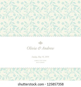 Wedding card, invitation card