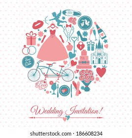 Wedding card invitation