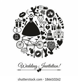 Wedding card invitation