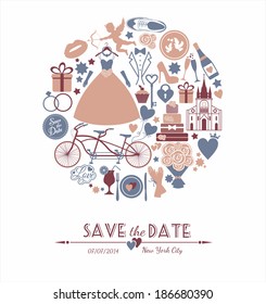 Wedding card invitation