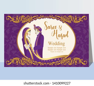 Hochzeitskarte, Einladungskarte oder Karte mit abstraktem Hintergrund. Vorlagenrahmen. 