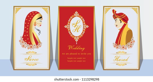 Tarjeta de matrimonio, tarjeta de invitación o tarjeta con fondo abstracto.Marco de plantilla. Tarjetas perfectas para cualquier otro tipo de diseño, cumpleaños y otras vacaciones, medallón, indio, árabe, dubai.
