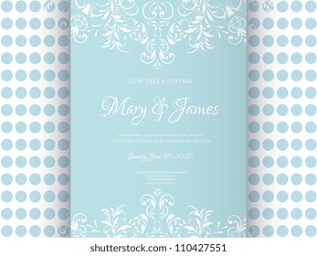 Wedding card or invitation with abstract floral background. Greeting postcard in grunge or retro vector Elegance pattern with flowers roses floral illustration vintage style Valentine anniversary