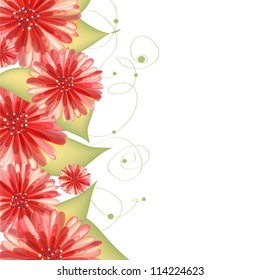 Wedding card or invitation with abstract floral background. Greeting postcard in grunge or retro vector Elegance pattern with flowers roses floral illustration vintage style Valentine anniversary