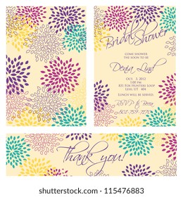 Wedding card or invitation with abstract floral background. Greeting postcard in grunge or retro vector Elegance pattern with flowers roses floral illustration vintage style Valentine anniversary