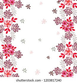

Wedding card or invitation with abstract floral background.

