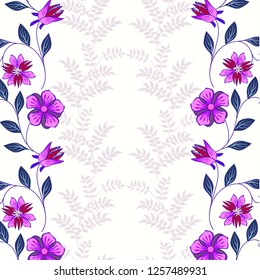 
Wedding card or invitation with abstract floral background.

