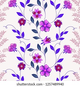 
Wedding card or invitation with abstract floral background.

