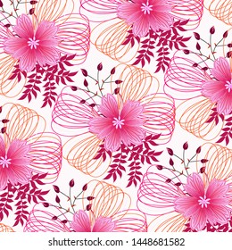 

Wedding card or invitation with abstract floral background.

