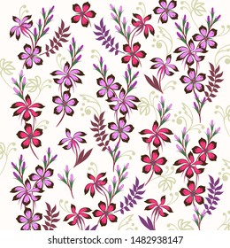 
Wedding card or invitation with abstract floral background.


