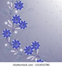 

Wedding card or invitation with abstract floral background.

