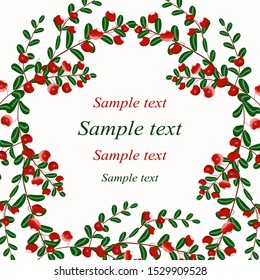 
Wedding card or invitation with abstract floral background.

