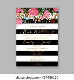 Wedding card or invitation with abstract floral background. Greeting postcard in grunge or retro vector Elegance pattern with flowers roses floral illustration vintage style Valentine anniversary