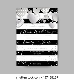 Wedding card or invitation with abstract floral background. Greeting postcard in grunge or retro vector Elegance pattern with flowers roses floral illustration vintage style Valentine anniversary