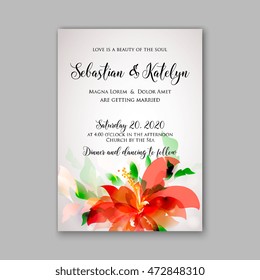 Wedding card or invitation with abstract floral background. Greeting postcard in grunge or retro vector Elegance pattern with flowers roses floral illustration vintage style Valentine anniversary