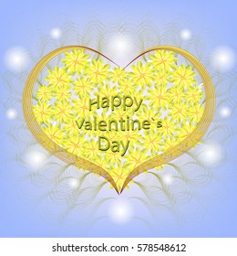 
Wedding card or invitation with abstract floral background.
