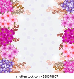 

Wedding card or invitation with abstract floral background.

