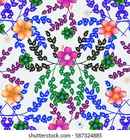 

Wedding card or invitation with abstract floral background.
