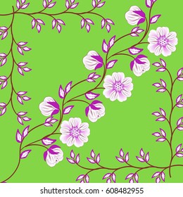 
Wedding card or invitation with abstract floral background.
