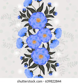 

Wedding card or invitation with abstract floral background.

