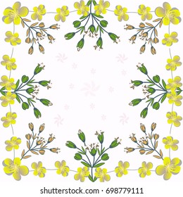 

Wedding card or invitation with abstract floral background.

