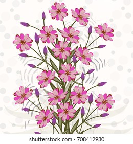 

Wedding card or invitation with abstract floral background.

