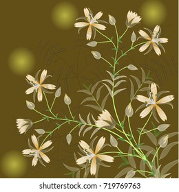 

Wedding card or invitation with abstract floral background.

