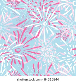Wedding card or invitation with abstract floral background. Greeting card in grunge or retro style. Colorful congratulation christmas card. Design valentine cards. EPS10