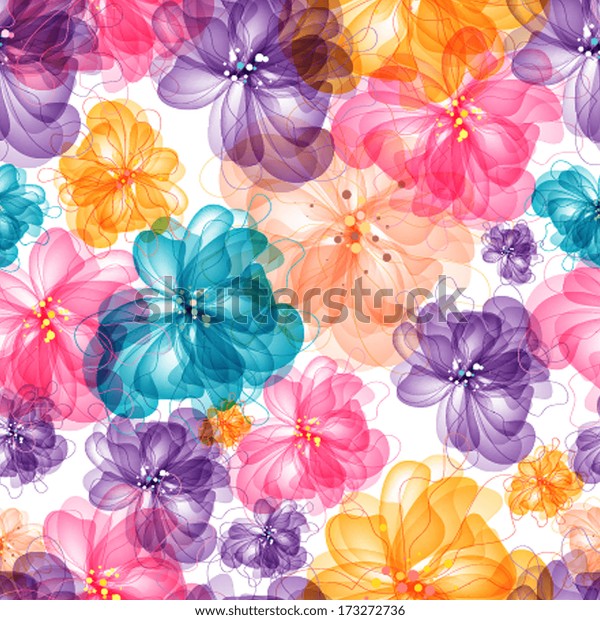 Wedding Card Invitation Abstract Floral Background Stock Vector ...