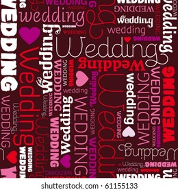 Wedding card invitation background pattern in vector