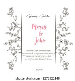 Wedding Card Invitation Concept