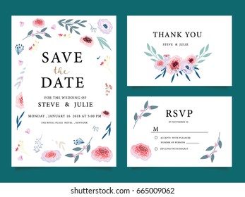 wedding card invitation template with text 