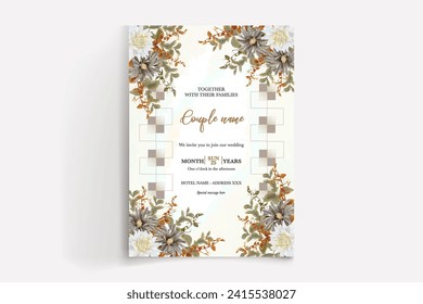 Einladungsvorlagen für Hochzeitskarten
