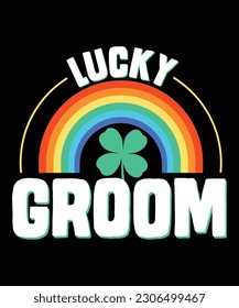 wedding card, lucky groom t-shirt, wedding couple t-shirt