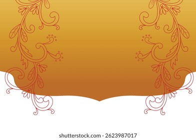 Ilustración vectorial de póster de tarjeta de Boda 