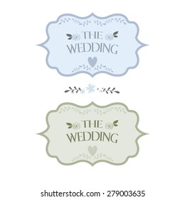 Wedding card template 