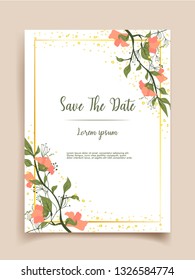wedding card template design