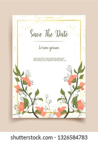 wedding card template design